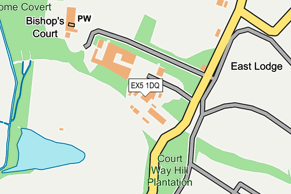 EX5 1DQ map - OS OpenMap – Local (Ordnance Survey)