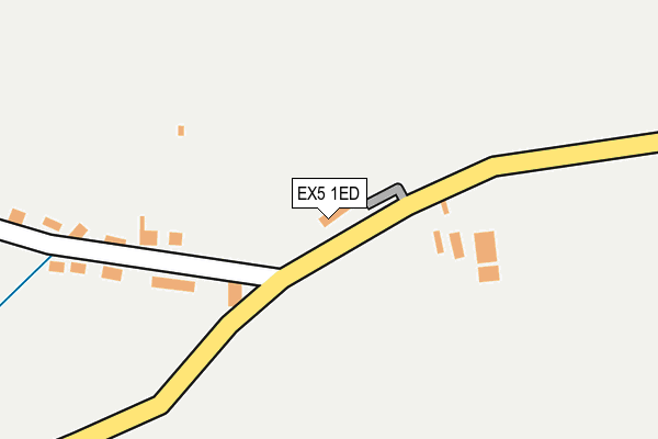 EX5 1ED map - OS OpenMap – Local (Ordnance Survey)