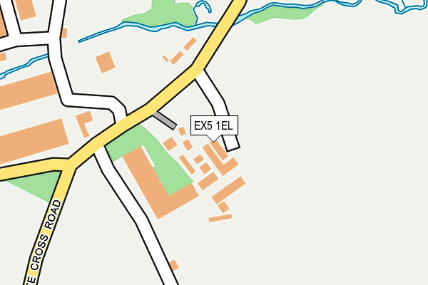EX5 1EL map - OS OpenMap – Local (Ordnance Survey)