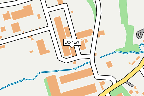 EX5 1EW map - OS OpenMap – Local (Ordnance Survey)