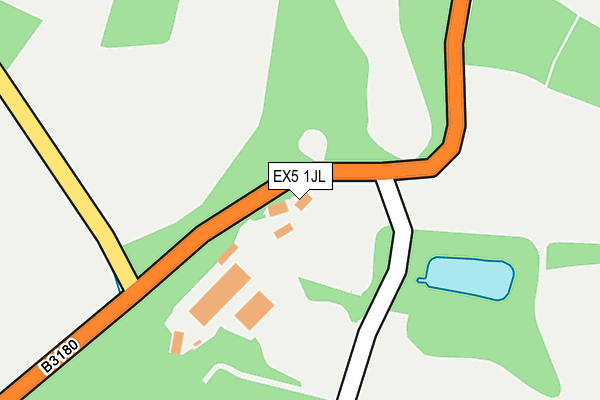 EX5 1JL map - OS OpenMap – Local (Ordnance Survey)