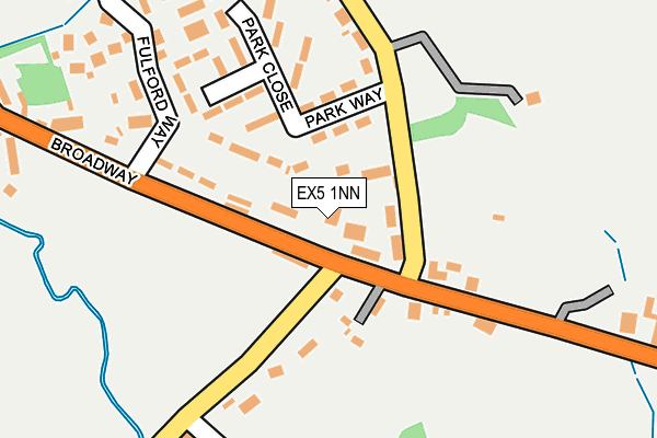 EX5 1NN map - OS OpenMap – Local (Ordnance Survey)
