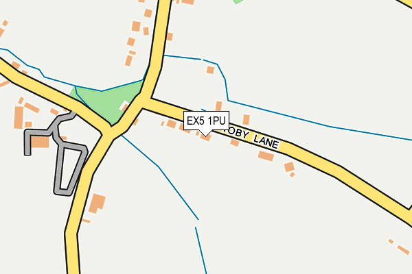 EX5 1PU map - OS OpenMap – Local (Ordnance Survey)
