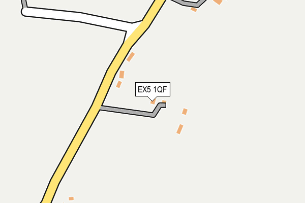 EX5 1QF map - OS OpenMap – Local (Ordnance Survey)