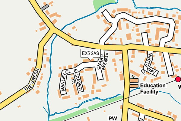 EX5 2AS map - OS OpenMap – Local (Ordnance Survey)