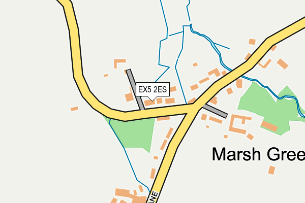 EX5 2ES map - OS OpenMap – Local (Ordnance Survey)