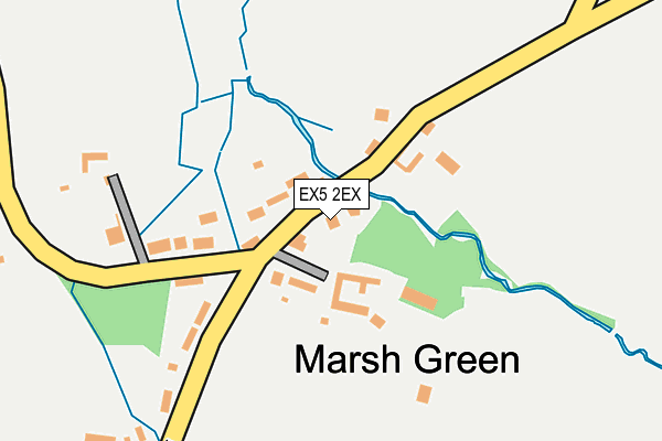 EX5 2EX map - OS OpenMap – Local (Ordnance Survey)