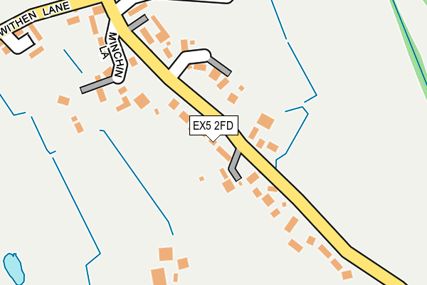 EX5 2FD map - OS OpenMap – Local (Ordnance Survey)