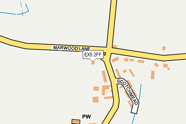 EX5 2FF map - OS OpenMap – Local (Ordnance Survey)