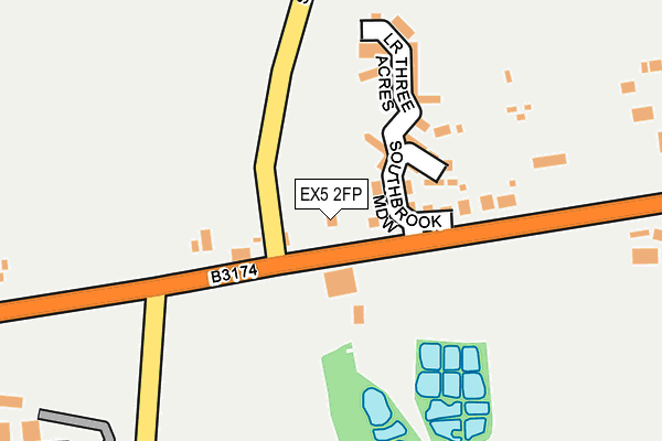 EX5 2FP map - OS OpenMap – Local (Ordnance Survey)