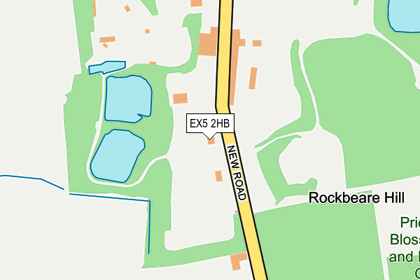 EX5 2HB map - OS OpenMap – Local (Ordnance Survey)