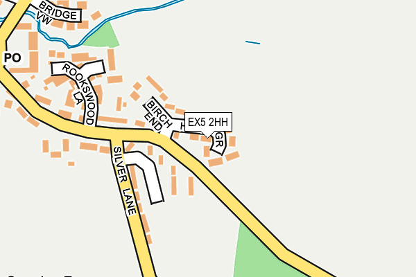 EX5 2HH map - OS OpenMap – Local (Ordnance Survey)