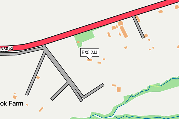 EX5 2JJ map - OS OpenMap – Local (Ordnance Survey)