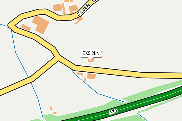 EX5 2LN map - OS OpenMap – Local (Ordnance Survey)