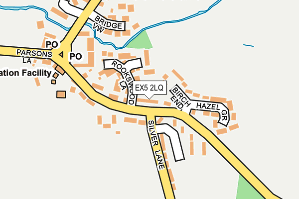 EX5 2LQ map - OS OpenMap – Local (Ordnance Survey)