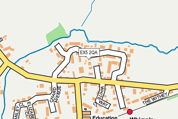 EX5 2QA map - OS OpenMap – Local (Ordnance Survey)