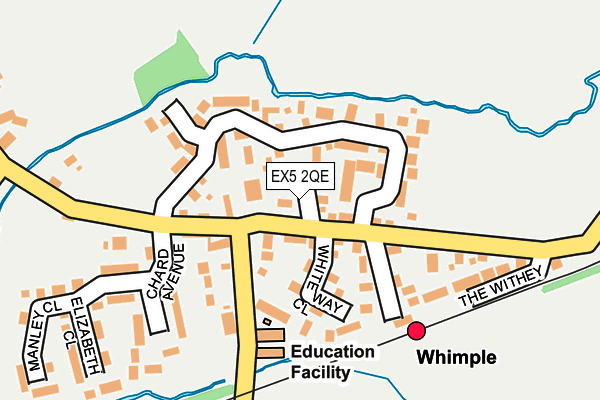 EX5 2QE map - OS OpenMap – Local (Ordnance Survey)