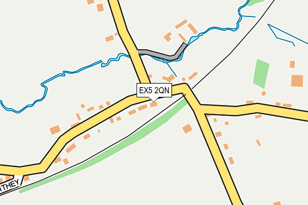 EX5 2QN map - OS OpenMap – Local (Ordnance Survey)