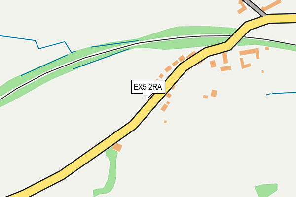 EX5 2RA map - OS OpenMap – Local (Ordnance Survey)