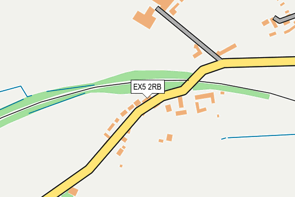 EX5 2RB map - OS OpenMap – Local (Ordnance Survey)