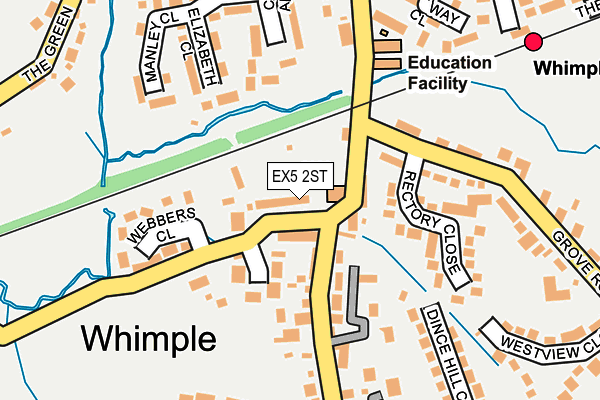 EX5 2ST map - OS OpenMap – Local (Ordnance Survey)