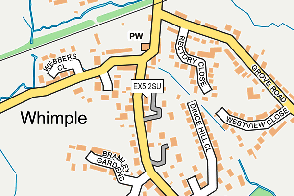 EX5 2SU map - OS OpenMap – Local (Ordnance Survey)