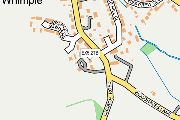 EX5 2TB map - OS OpenMap – Local (Ordnance Survey)