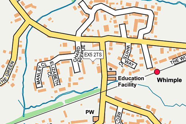 EX5 2TS map - OS OpenMap – Local (Ordnance Survey)