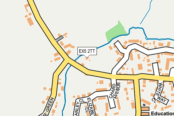 EX5 2TT map - OS OpenMap – Local (Ordnance Survey)