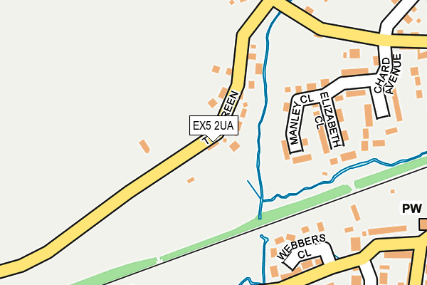 EX5 2UA map - OS OpenMap – Local (Ordnance Survey)