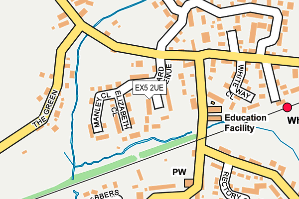 EX5 2UE map - OS OpenMap – Local (Ordnance Survey)