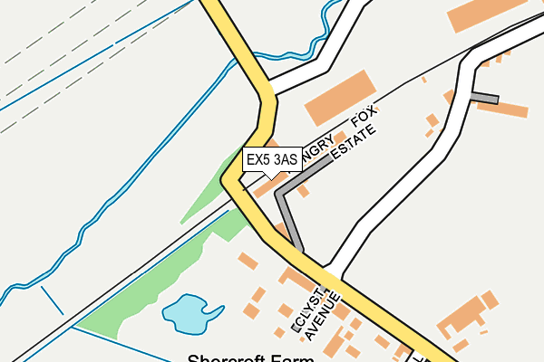 EX5 3AS map - OS OpenMap – Local (Ordnance Survey)