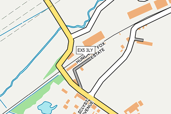 EX5 3LY map - OS OpenMap – Local (Ordnance Survey)