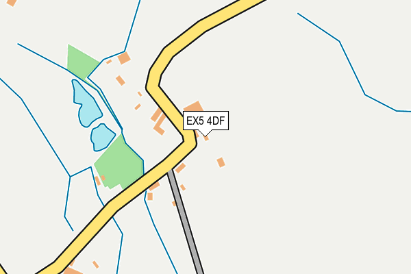 EX5 4DF map - OS OpenMap – Local (Ordnance Survey)