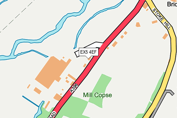 EX5 4EF map - OS OpenMap – Local (Ordnance Survey)