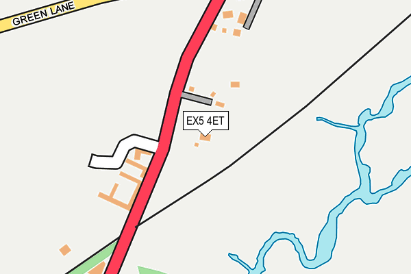 EX5 4ET map - OS OpenMap – Local (Ordnance Survey)