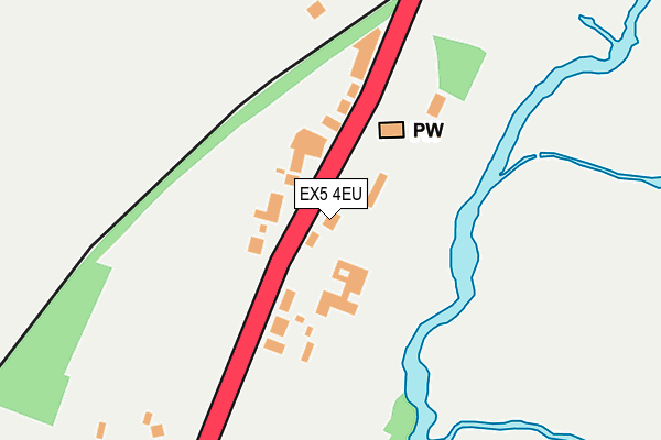 EX5 4EU map - OS OpenMap – Local (Ordnance Survey)