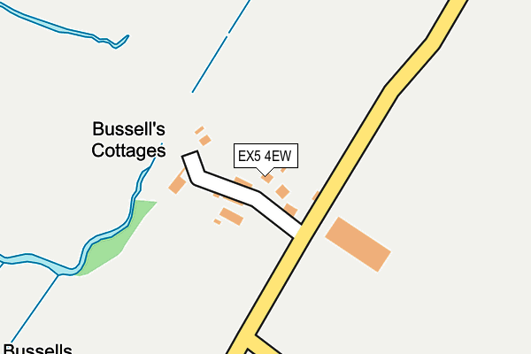 EX5 4EW map - OS OpenMap – Local (Ordnance Survey)