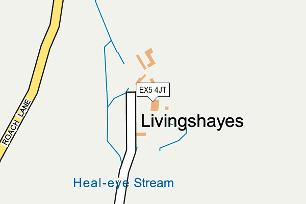 EX5 4JT map - OS OpenMap – Local (Ordnance Survey)