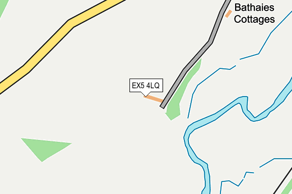 EX5 4LQ map - OS OpenMap – Local (Ordnance Survey)