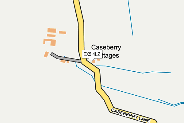 EX5 4LZ map - OS OpenMap – Local (Ordnance Survey)