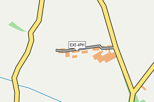 EX5 4PH map - OS OpenMap – Local (Ordnance Survey)