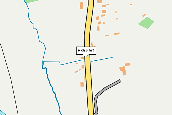 EX5 5AG map - OS OpenMap – Local (Ordnance Survey)