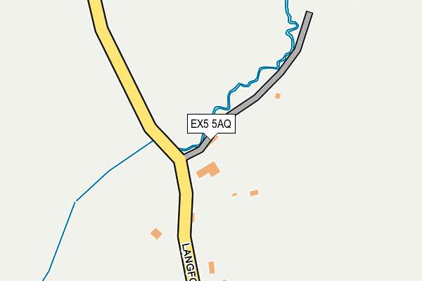 EX5 5AQ map - OS OpenMap – Local (Ordnance Survey)