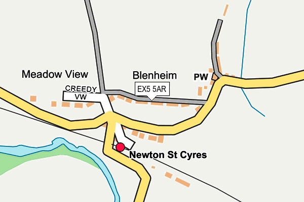 EX5 5AR map - OS OpenMap – Local (Ordnance Survey)