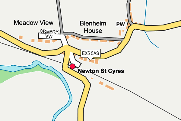 EX5 5AS map - OS OpenMap – Local (Ordnance Survey)