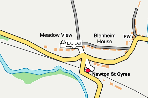 EX5 5AU map - OS OpenMap – Local (Ordnance Survey)