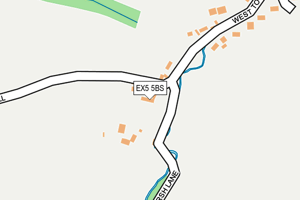 EX5 5BS map - OS OpenMap – Local (Ordnance Survey)