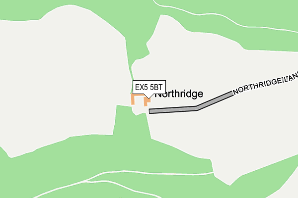 EX5 5BT map - OS OpenMap – Local (Ordnance Survey)