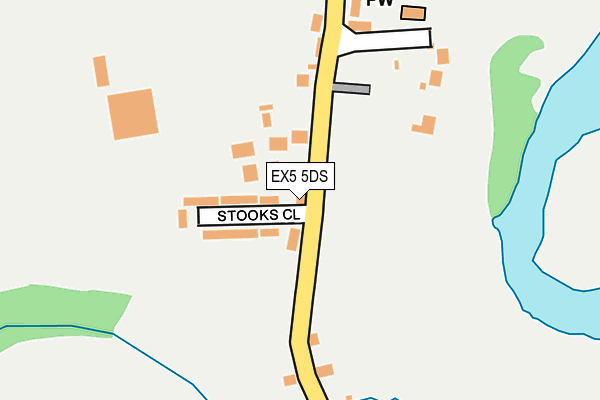 EX5 5DS map - OS OpenMap – Local (Ordnance Survey)